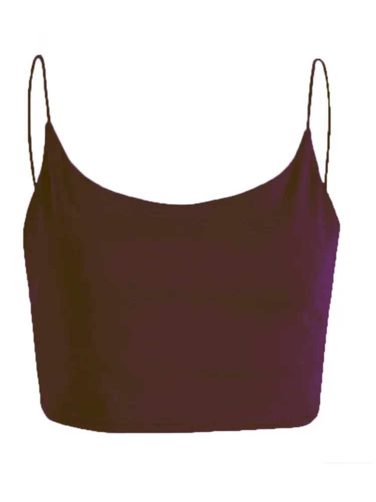 Dark Brown Tank Top