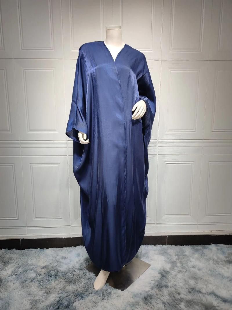 One Size Navy Open Abaya