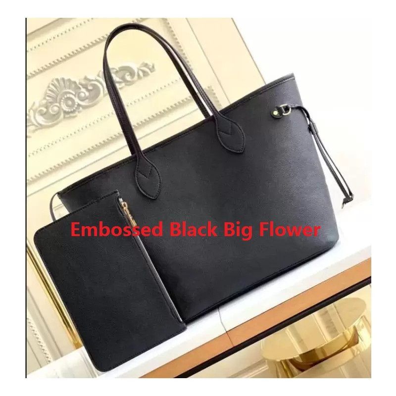 Embossed black big flower