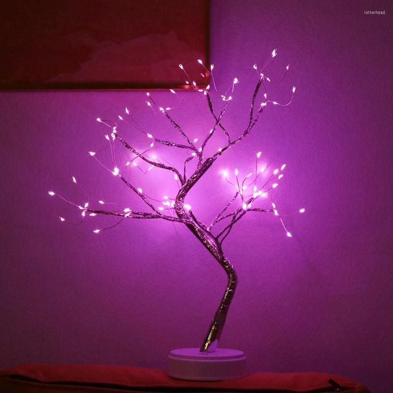 arbre de brillance rose