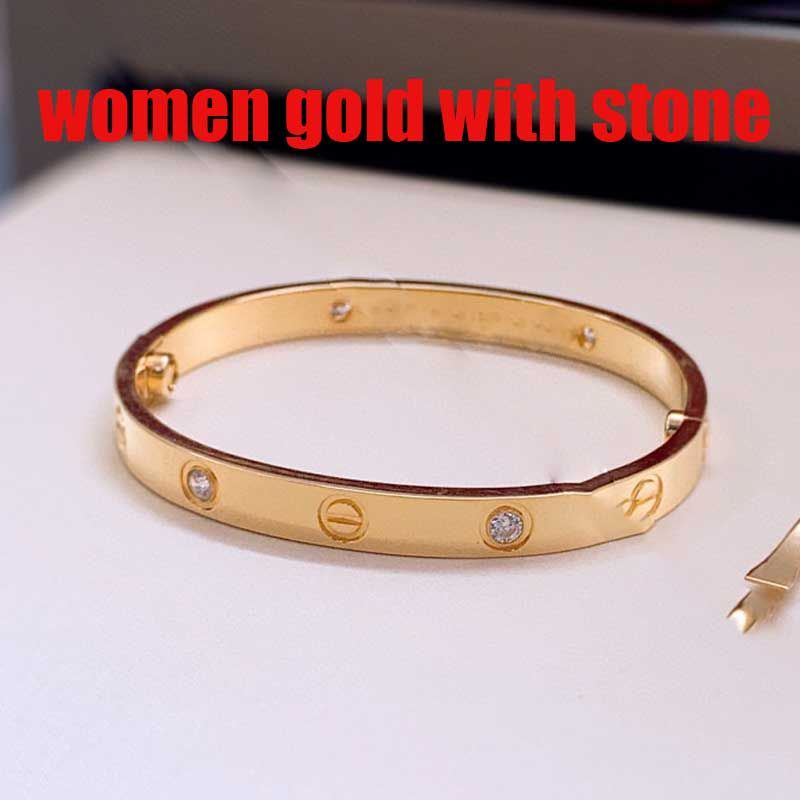 الذهب النساء مع الحجارة