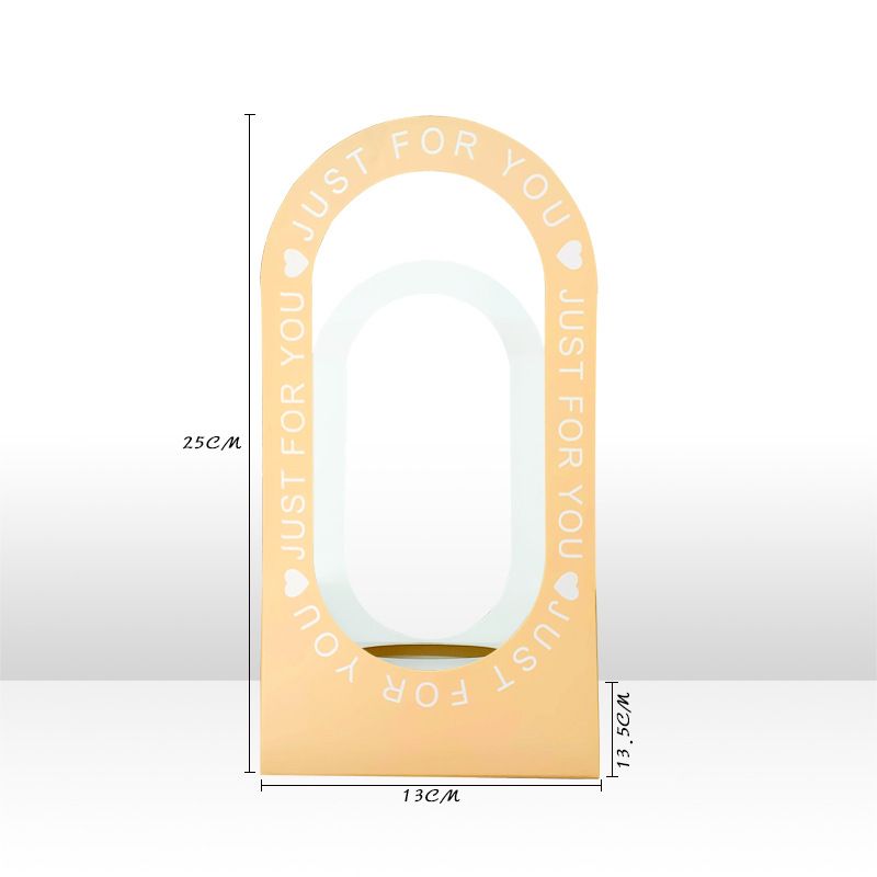 البرتقالي الوردي 3pcs 13 x13.5x 25 سم