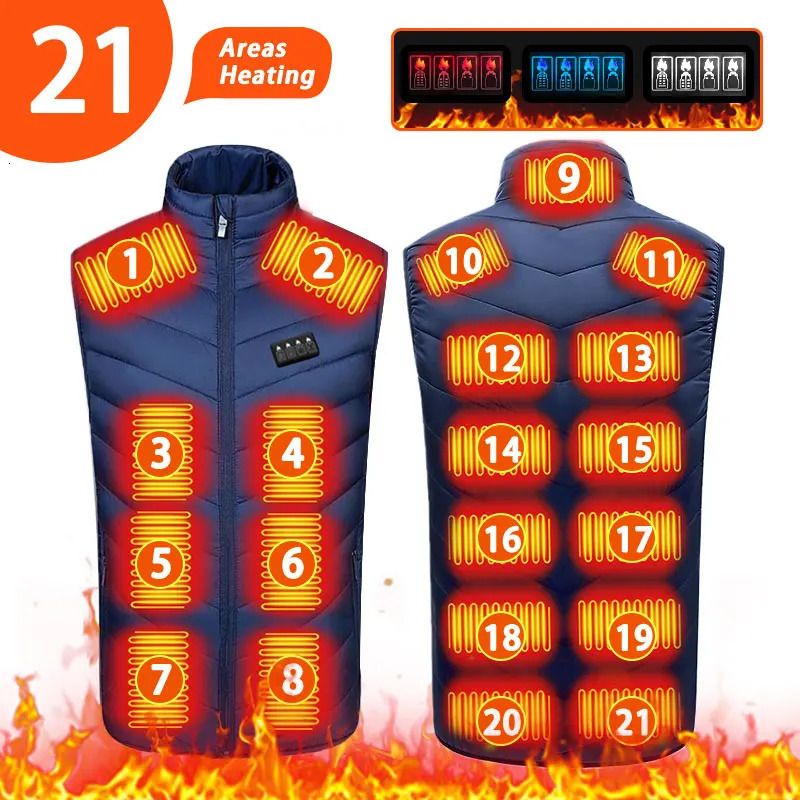 21 areas blue vest