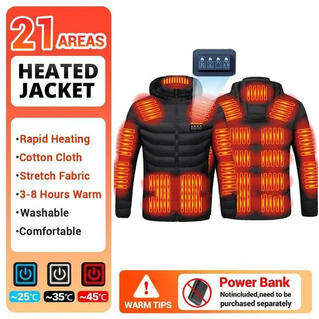 21 areas heated bk