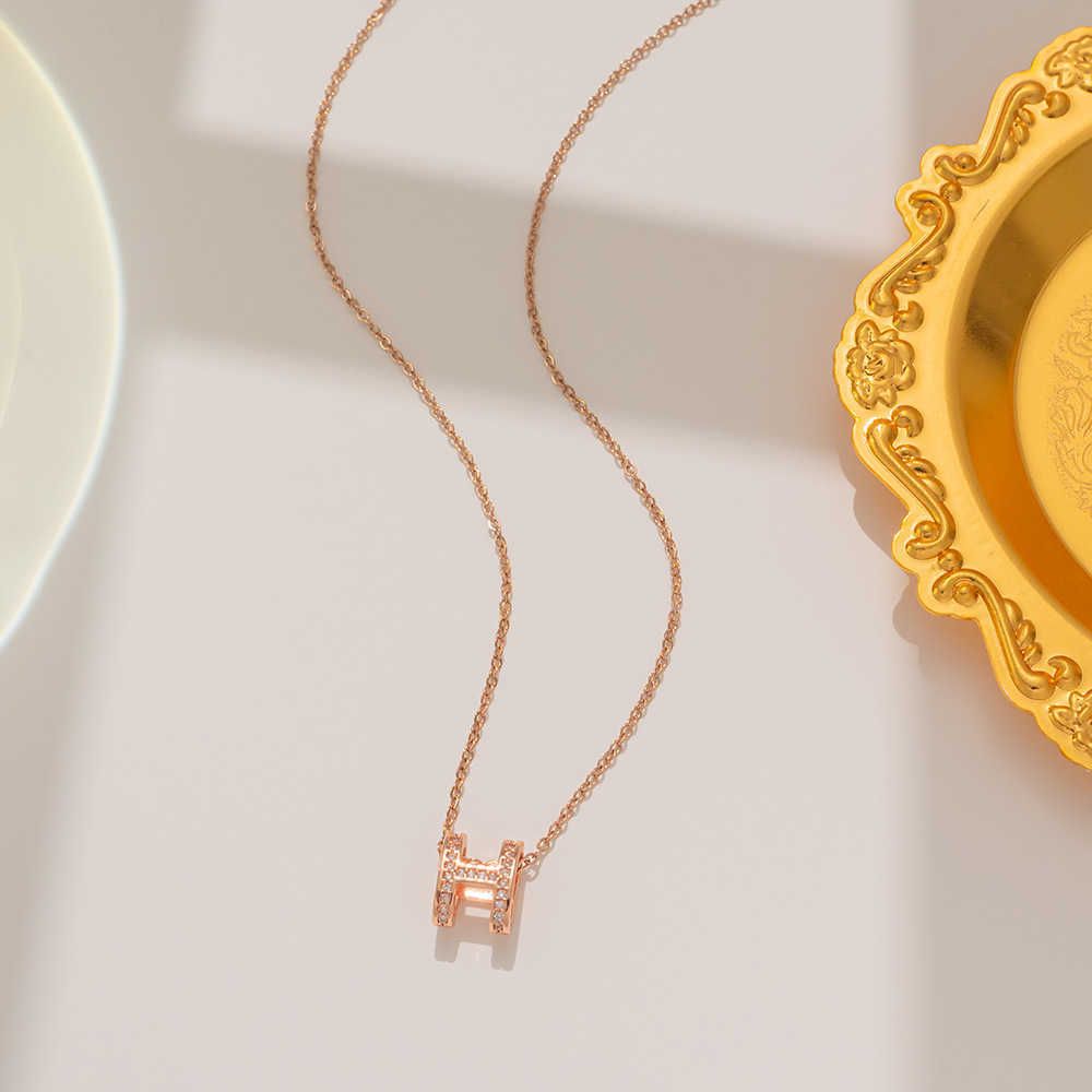 8806 Rose Gold H Necklace O Chain