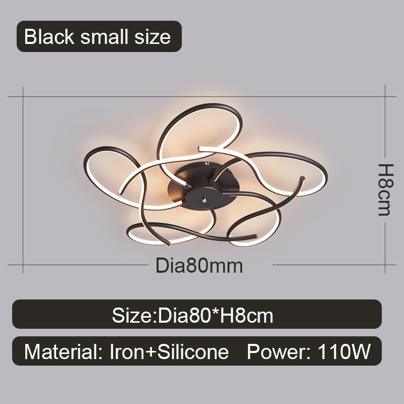 リモコンを備えた黒の80cmが調光できる