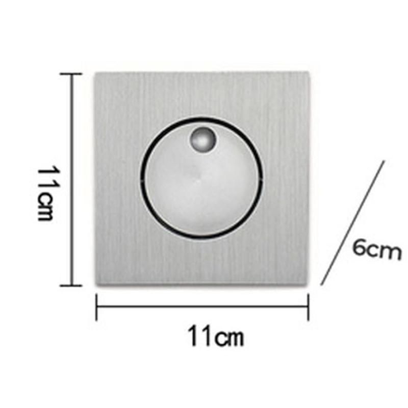 Quadratschild warm warmes Weiß 3000k