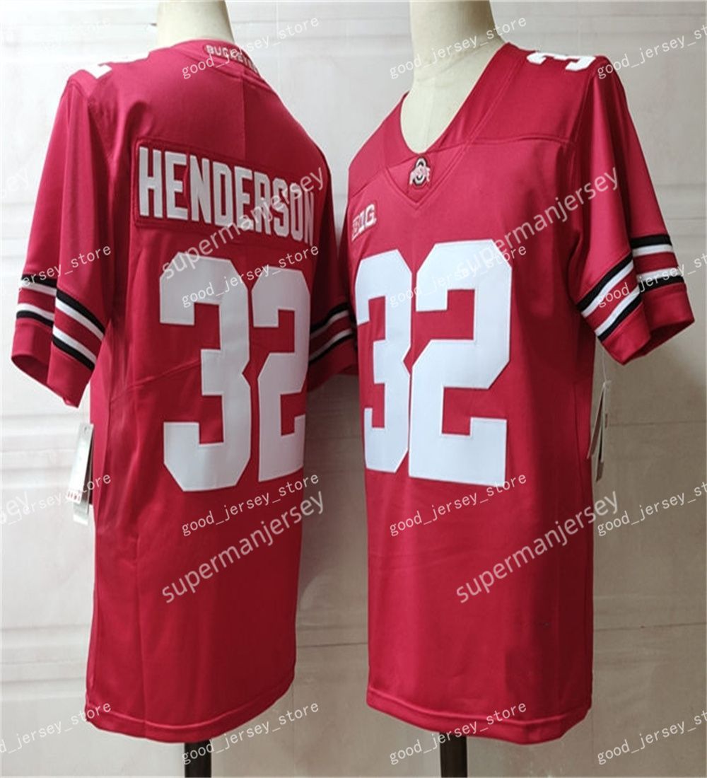 32 Treveyon Henderson Red Jersey