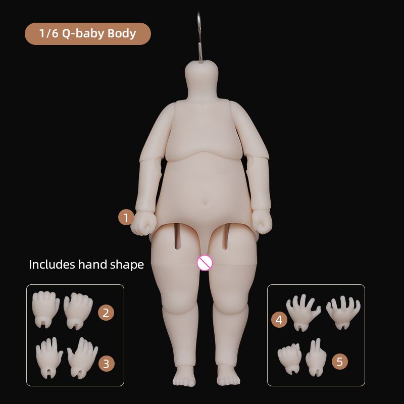 q Baby-Tan Skin Nude Doll