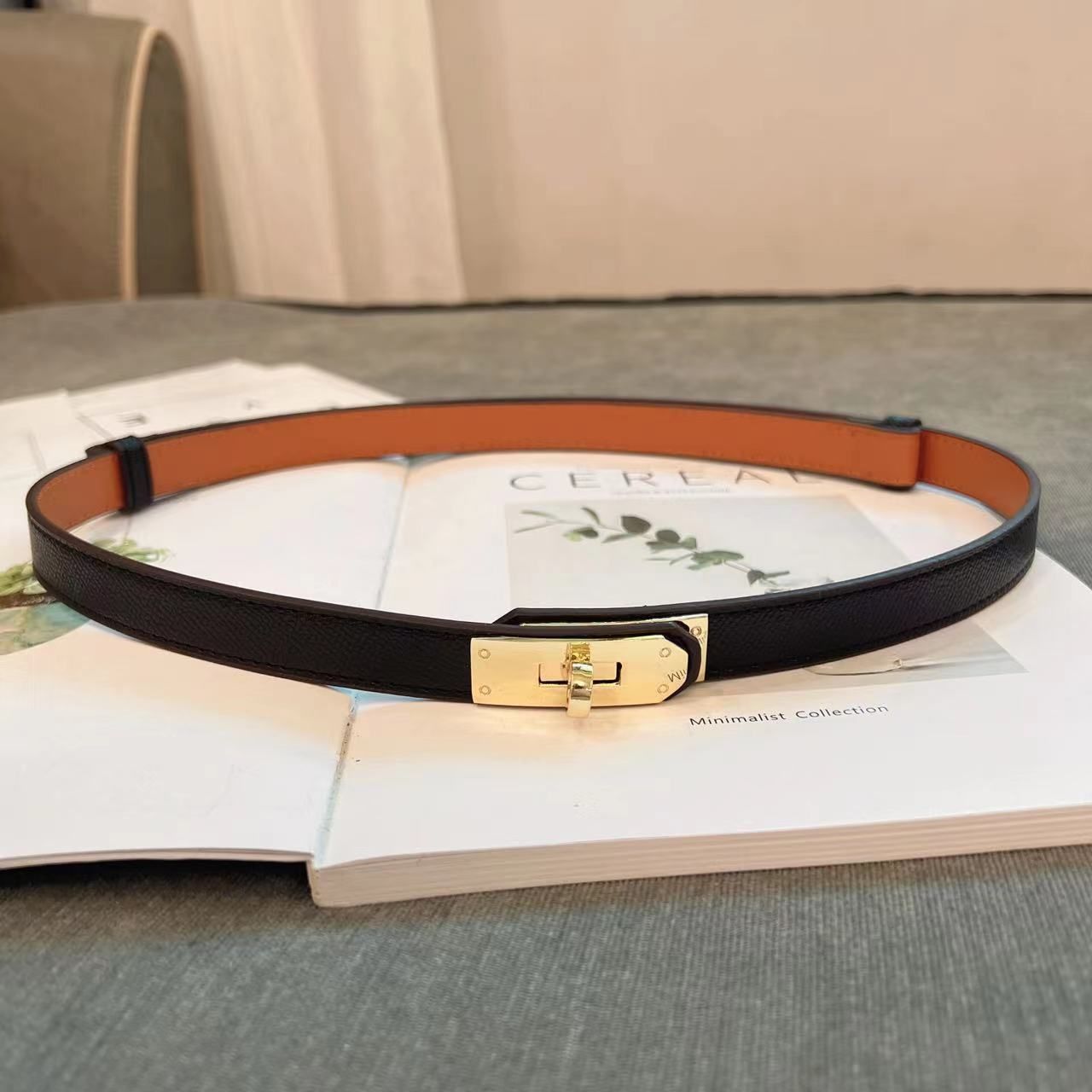 Ceinture dorée + noire