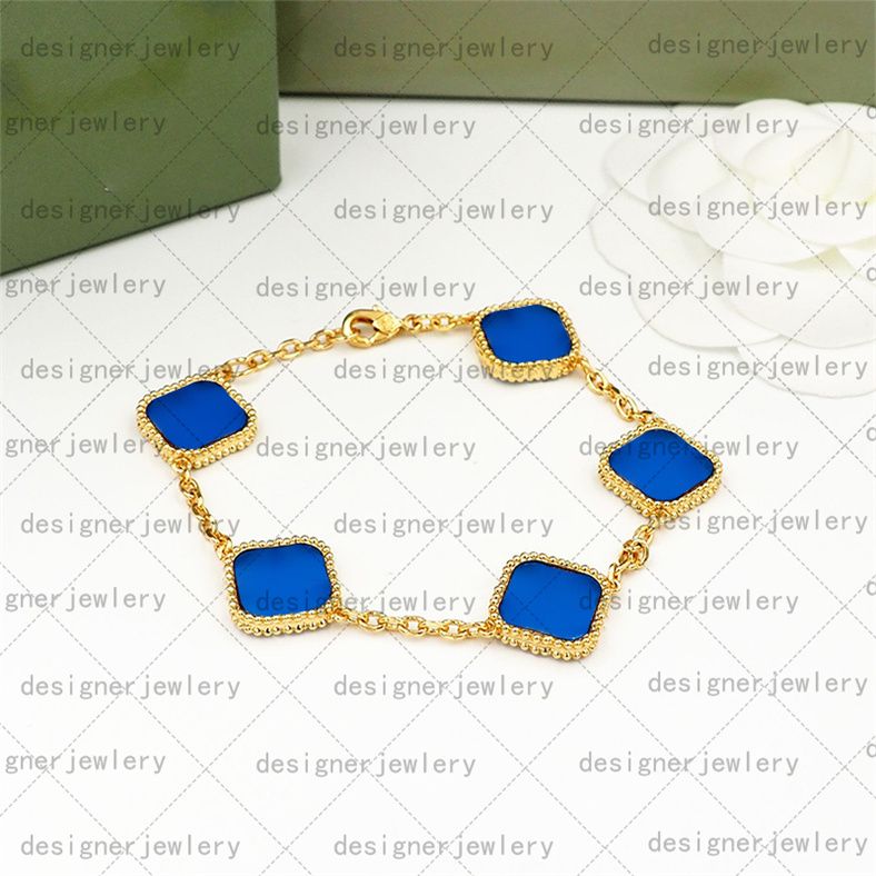 gold blue bracelet