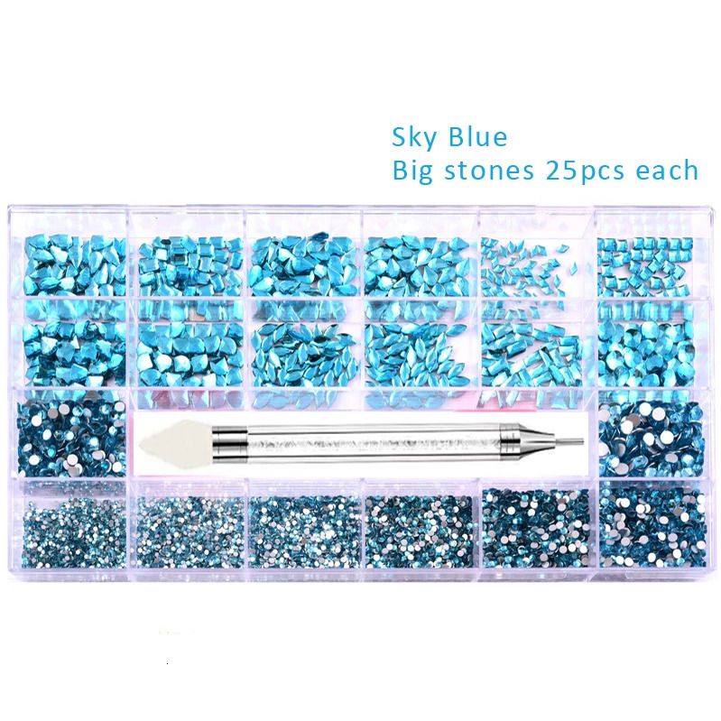 Sky Blue 2500pcs