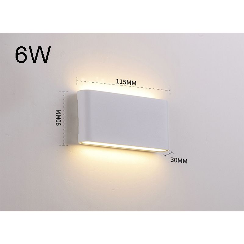 Lampada murale bianca da 6W White White