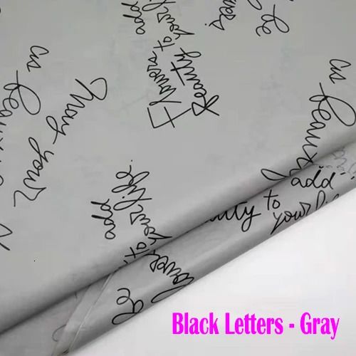 Lettres noires-gris