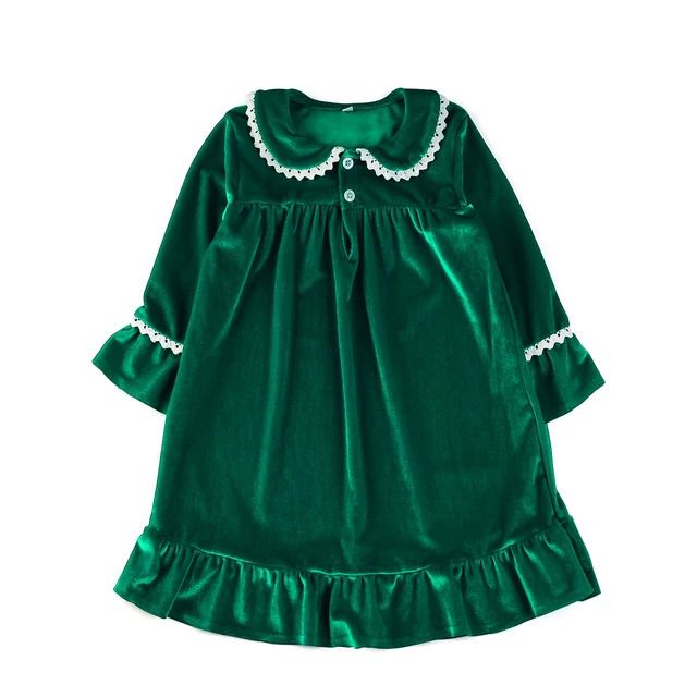 Vestido de noche verde