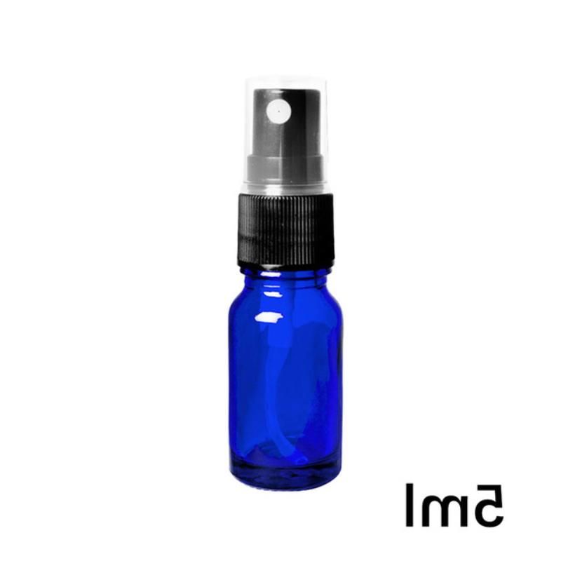 Pulvérisateur en plastique bouteille en verre bleu 5ML