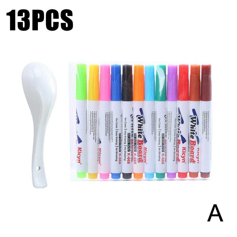 8pcs Magical Water Painting Pen, Magical Floating Ink Pen, Erasing  Whiteboard Marker, A Watercolor Pen That