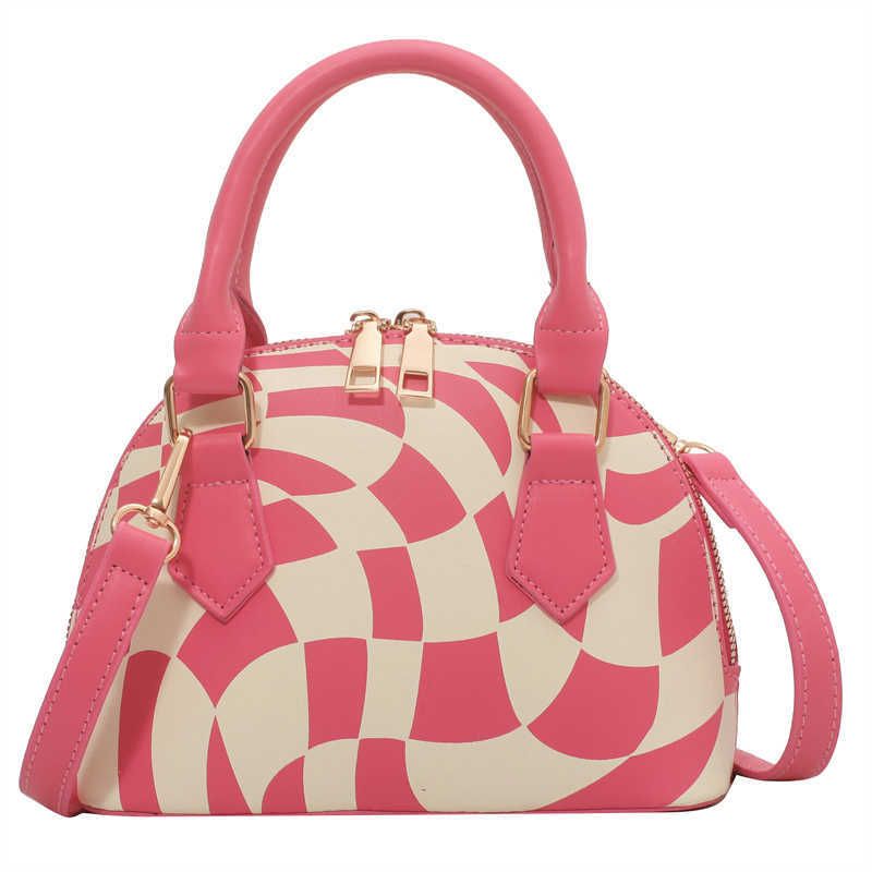 pink shoulder bag