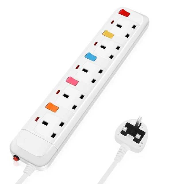 4 Outlet USB-UK Plug-uttag