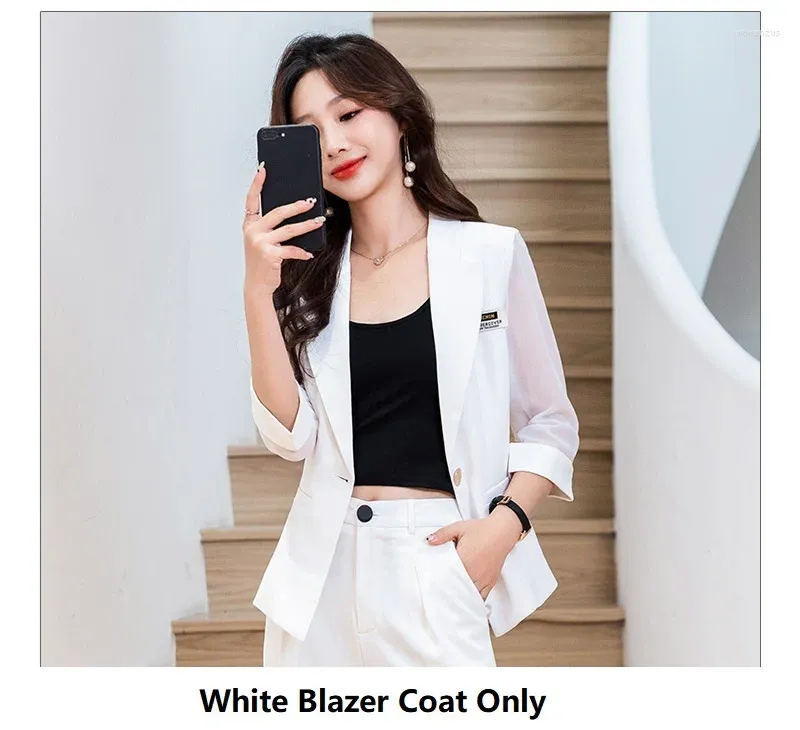 Manteau Blazer Blanc