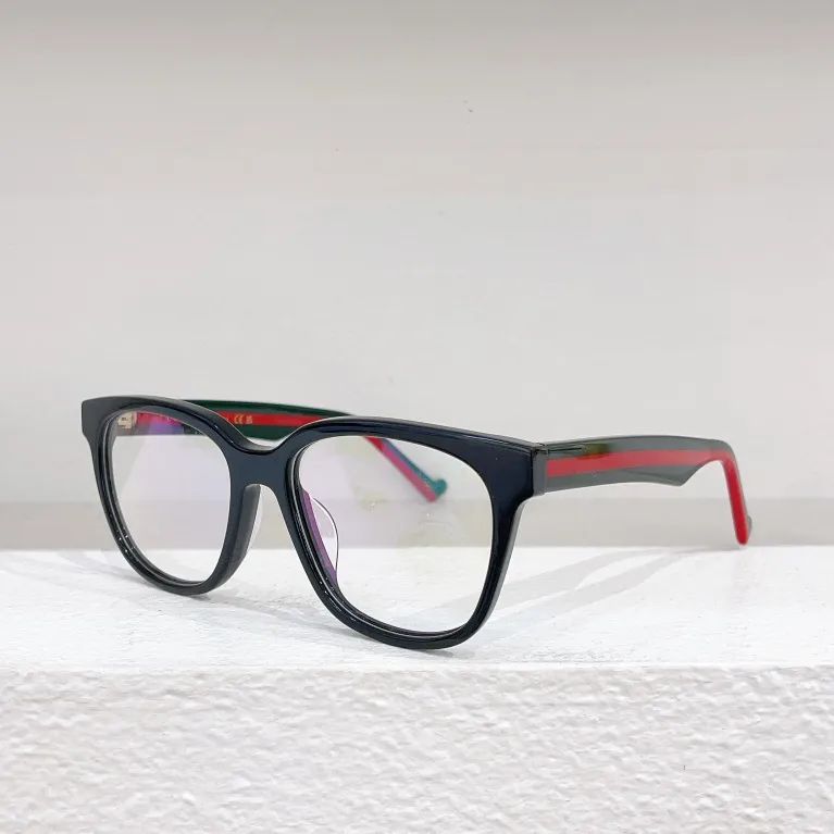 ②black Frame Clear Lens