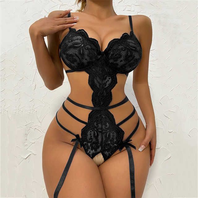 Body en dentelle noire