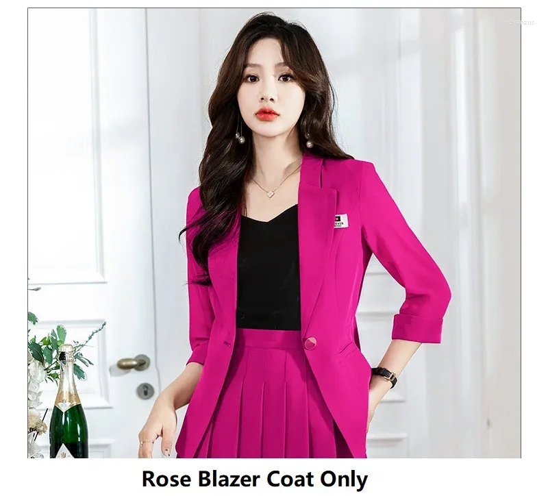 Manteau Blazer Rose