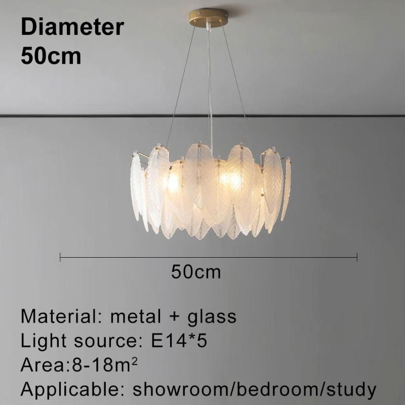 Lustre d50cm blanc chaud