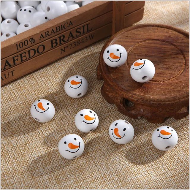 20pcs Snowman Head