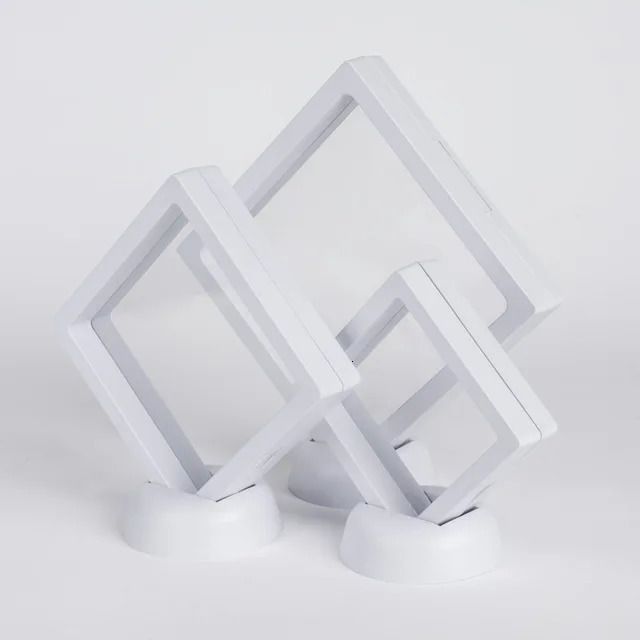 10pc White with Base-9x9cm