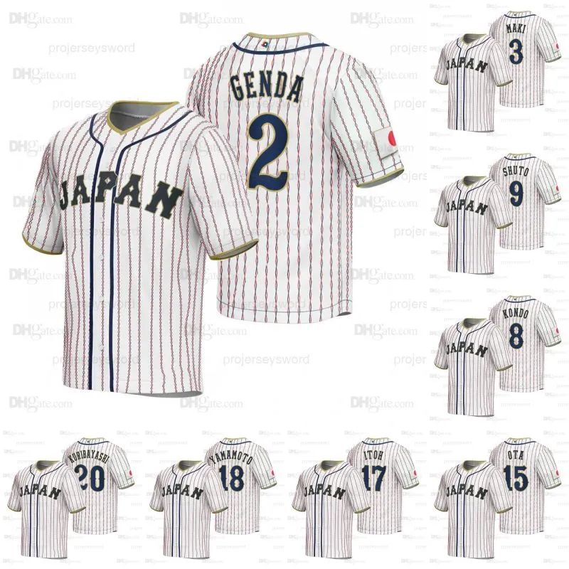 Men's Shohei Ohtani White Japan Baseball 2023 World Baseball Classic  Replica Player Jersey