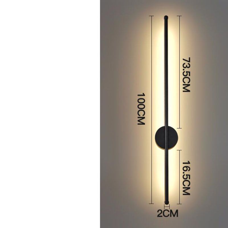 schwarz 100cm Warmweiß (2700-3500K) 1St