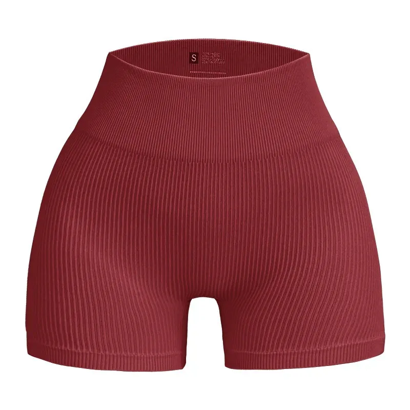 4 Shorts-Wine red