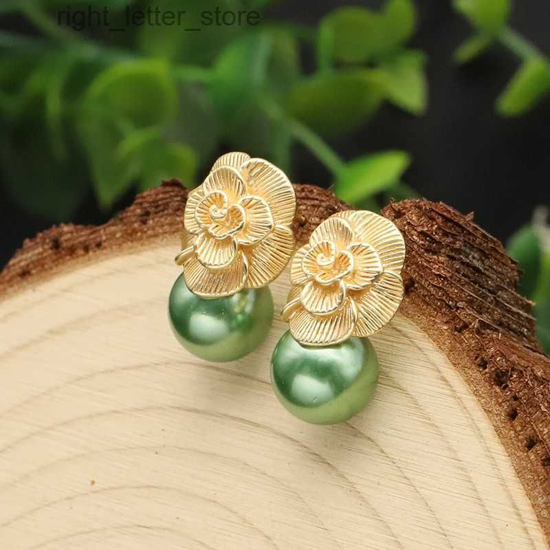 Green Shell Beads