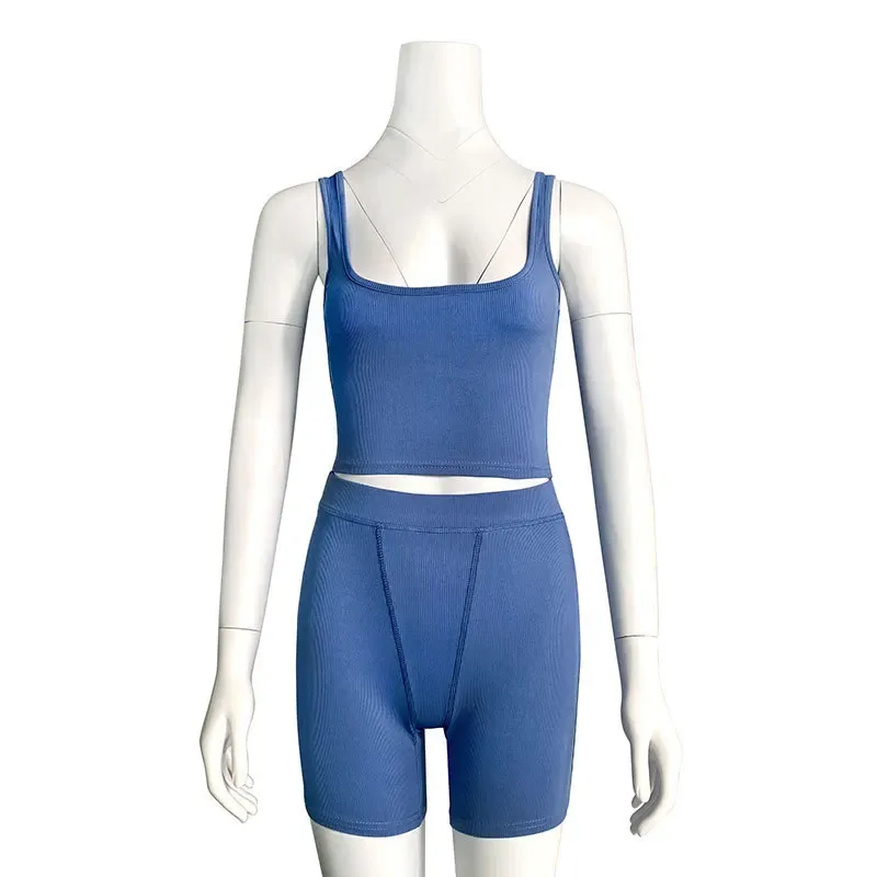 Blauwe ShortS-SetS