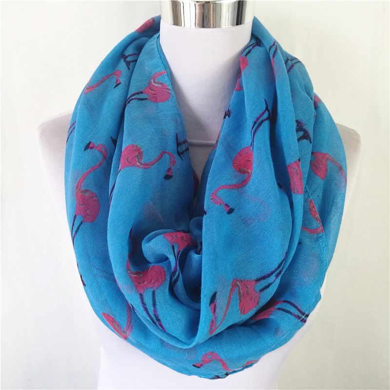 Circle scarf Blue