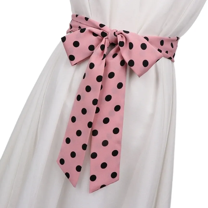 pink polka dots