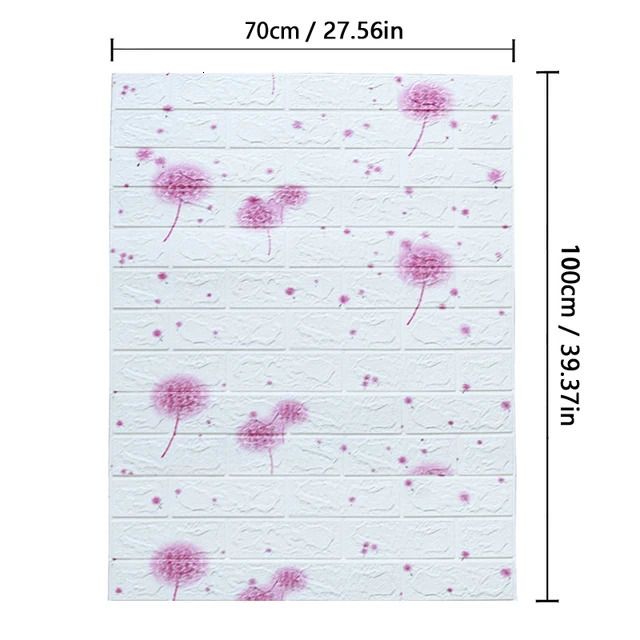 タンポポのホワイト-70x100cm