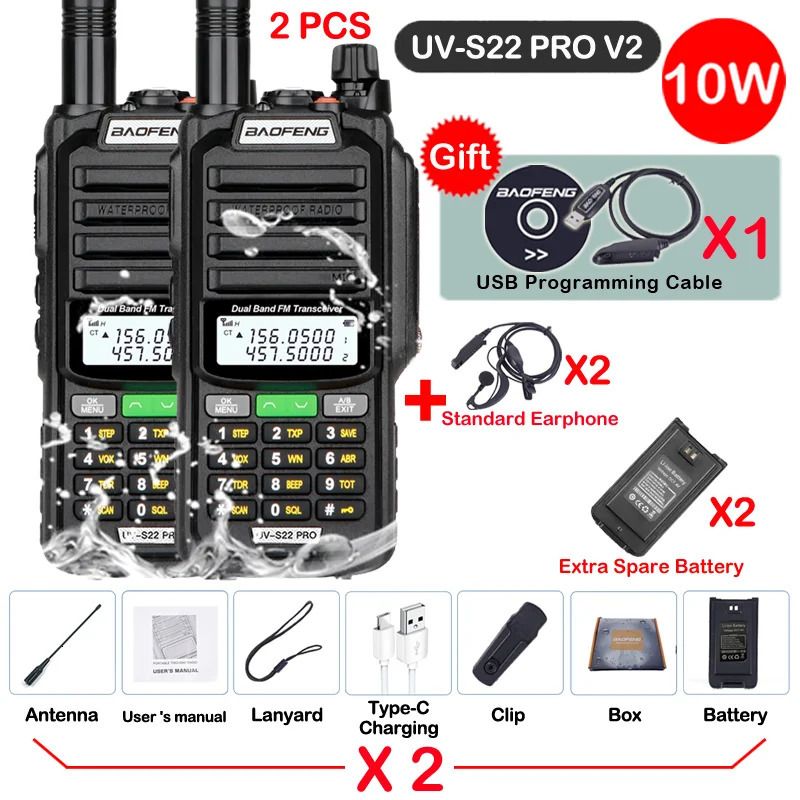 V2 Schwarzer 6-USB-Stecker