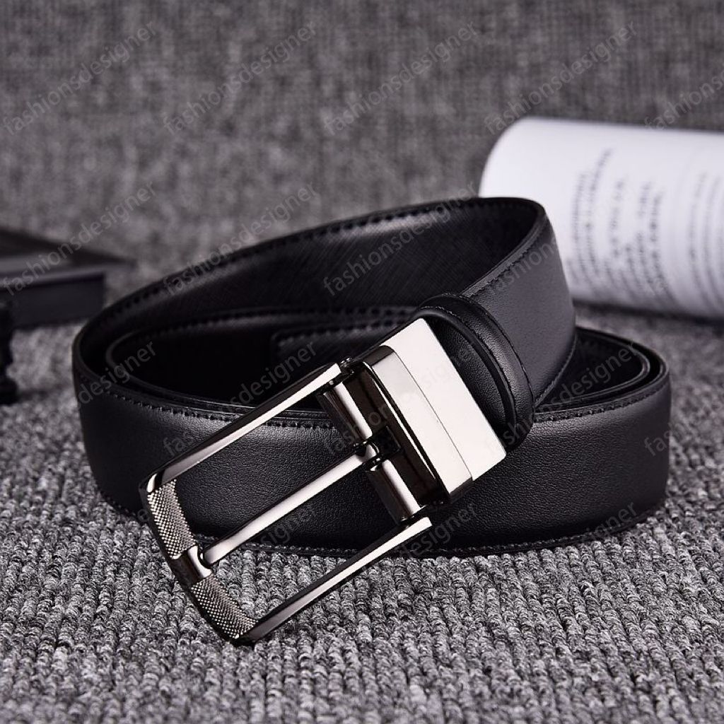 33MM Shinny Black Buckle*Plain Grain