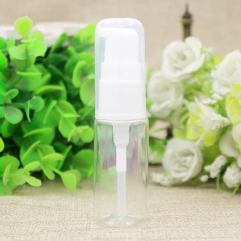 15ML clear bottle white pump