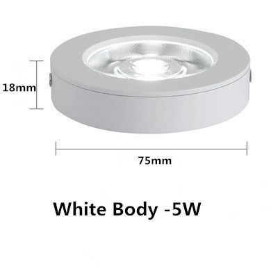 화이트 바디 - 5W 따뜻한 화이트