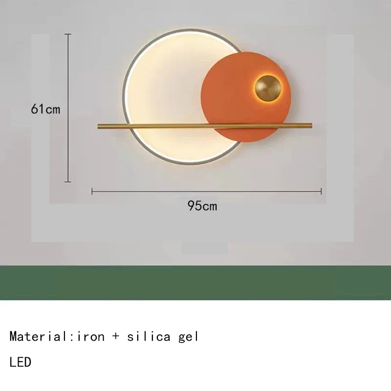 3 intercambiabili da 95 cm-arancione