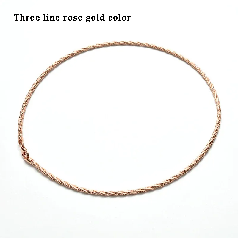 CINA 40 cm 3 linee oro rosa
