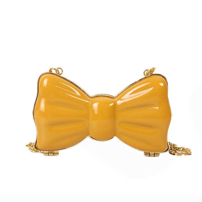 Bolso de hombro amarillo