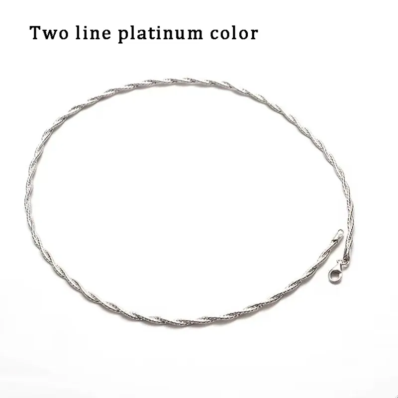 CINA 40 cm 2 linee platino