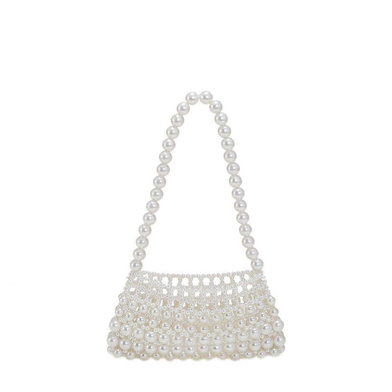 a pearl evening bag