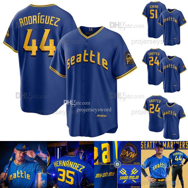 Youth J.P. Crawford Seattle Mariners Royal 2023 City Connect Name & Number  T-Shirt