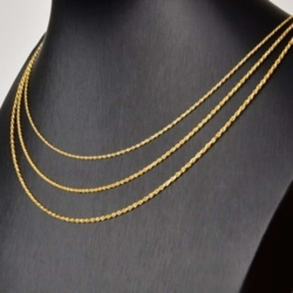 Gold Plated 1.2mm Chain Width-16inches