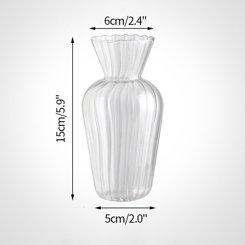 Vase en verre L